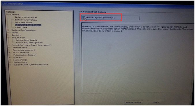 到Advanced Boot Options 到Advanced Boot Options